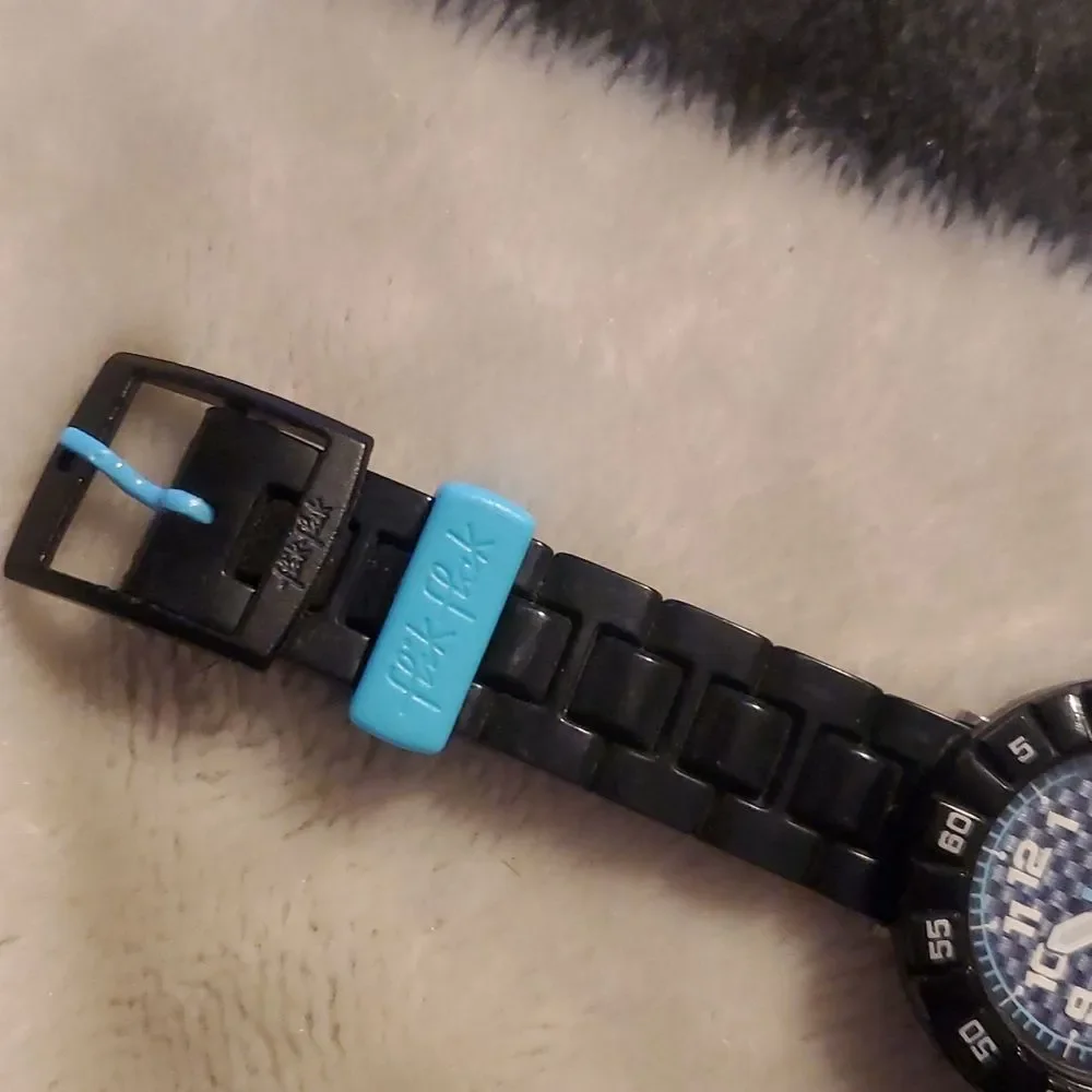 BLACK &‎ BLUE SWATCH FLIK FLAK WATCH ETA 2014